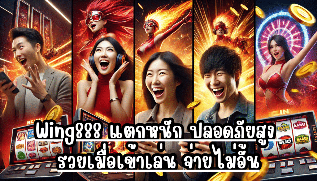 Wing888 แตกหนัก ปลอดภัยสูง รวยเมื่อเข้าเล่น จ่ายไม่อั้น