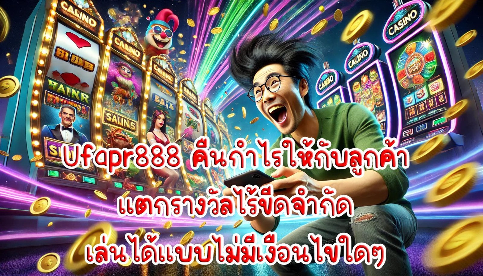 ufapr888 คืนกำไรให้กับลูกค้า แตกรางวัลไร้ขีดจำกัด เล่นได้แบบไม่มีเงื่อนไขใดๆ-1